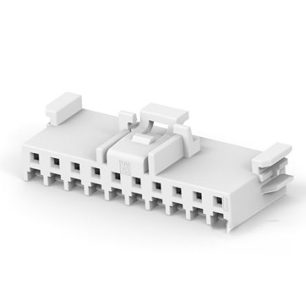 TE Connectivity, SGI2.0 Plug Connector Housing, 2mm Pitch, 10 Way, 1 Row [2-2350224-0]; 272-2714