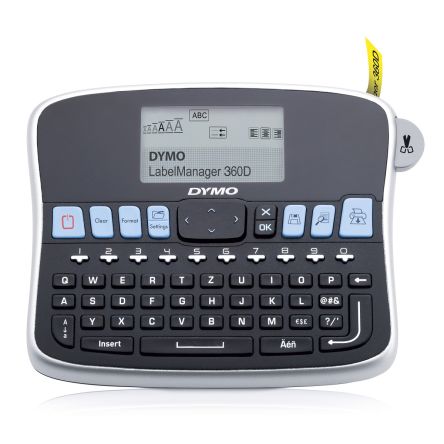 Dymo LabelManager 360D Label Printer, 19mm Max Label Width, Euro Plug [S0879470]; 272-2769