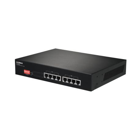 Edimax ES-1008P V2, Unmanaged 8 Port Ethernet Switch With PoE [ES-1008P V2]; 272-3455