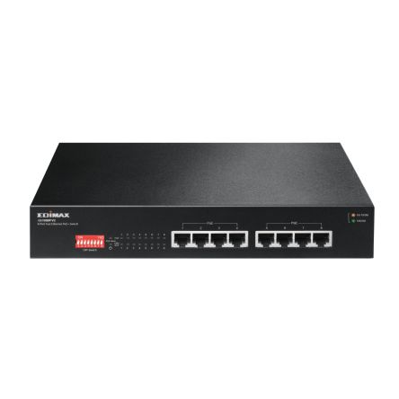 Edimax GS-1008P V2, Unmanaged 8 Port Gigabit Switch With PoE UK [GS-1008P V2]; 272-3471