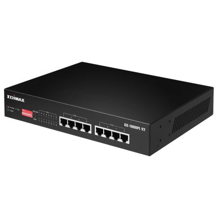 Edimax GS-1008PL V2, Unmanaged 8 Port Gigabit Switch With PoE [GS-1008PL V2]; 272-3472