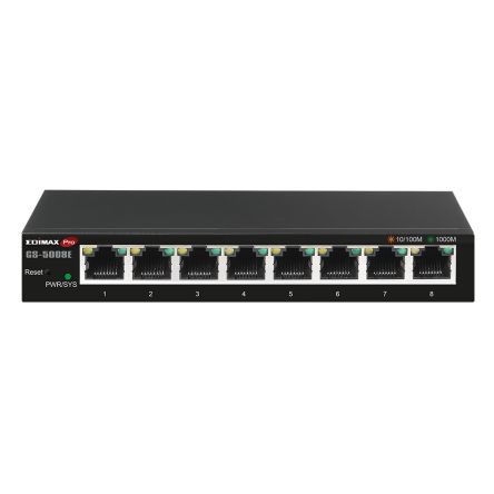 Edimax GS-5008E, Smart 8 Port Gigabit Switch [GS-5008E]; 272-3477