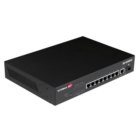 Edimax GS-5210PLG, Smart 10 Port Gigabit Switch With PoE [GS-5210PLG]; 272-3480