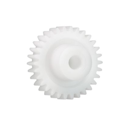 Igus Iguform S270 23 Teeth Spur Gear, 0.5 Module, 4mm Bore Diam, 11.5mm Pitch Diam, 9.9mm Hub Diam [S270GM-ST-050-023-00-040-R]; 272-3542