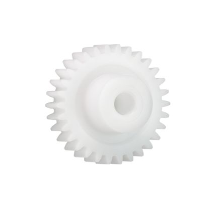 Igus Iguform S270 45 Teeth Spur Gear, 0.5 Module, 4mm Bore Diam, 22.5mm Pitch Diam, 12.2mm Hub Diam [S270GM-ST-050-045-00-040-R]; 272-3555