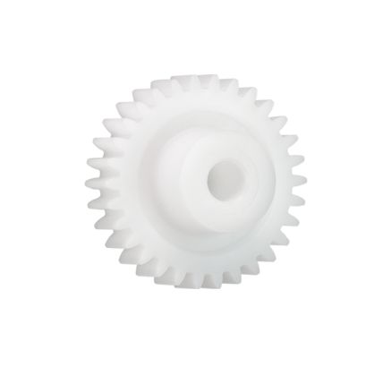 Igus Iguform S270 19 Teeth Spur Gear, 0.7 Module, 4mm Bore Diam, 13.3mm Pitch Diam, 9mm Hub Diam [S270GM-ST-070-019-00-040-R]; 272-3580