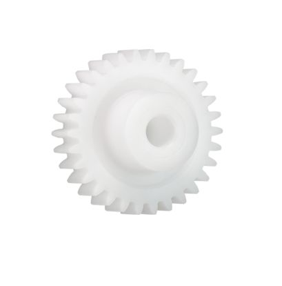 Igus Iguform S270 27 Teeth Spur Gear, 0.7 Module, 6mm Bore Diam, 18.9mm Pitch Diam, 9mm Hub Diam [S270GM-ST-070-027-00-060-R]; 272-3588