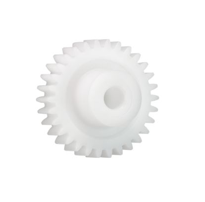 Igus Iguform S270 16 Teeth Spur Gear, 1 Module, 4mm Bore Diam, 16mm Pitch Diam, 9mm Hub Diam [S270GM-ST-100-016-00-040-R]; 272-3619