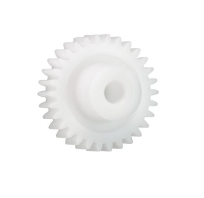 Igus Iguform S270 23 Teeth Spur Gear, 1 Module, 5mm Bore Diam, 23mm Pitch Diam, 12mm Hub Diam [S270GM-ST-100-023-00-050-R]; 272-3626