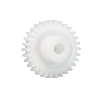 Igus Iguform S270 26 Teeth Spur Gear, 1 Module, 6mm Bore Diam, 26mm Pitch Diam, 15mm Hub Diam [S270GM-ST-100-026-00-060-R]; 272-3629