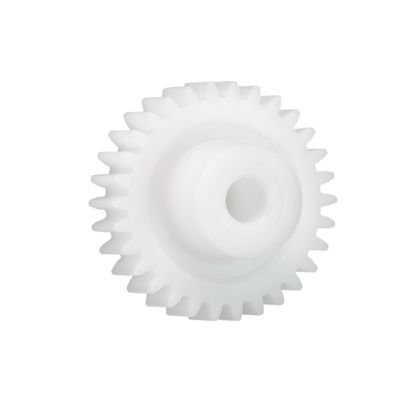 Igus Iguform S270 14 Teeth Spur Gear, 2 Module, 8mm Bore Diam, 28mm Pitch Diam, 18.5mm Hub Diam [S270GM-ST-200-014-00-080-R]; 272-4150