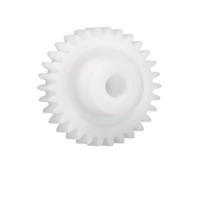 Igus Iguform S270 26 Teeth Spur Gear, 2 Module, 10mm Bore Diam, 52mm Pitch Diam, 24mm Hub Diam [S270GM-ST-200-026-00-100-R]; 272-4162