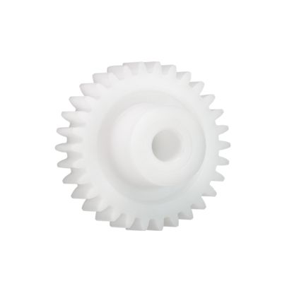 Igus Iguform S270 14 Teeth Spur Gear, 2.5 Module, 10mm Bore Diam, 35mm Pitch Diam, 20mm Hub Diam [S270GM-ST-250-014-00-100-R]; 272-4188