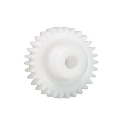 Igus Iguform S270 21 Teeth Spur Gear, 2.5 Module, 12mm Bore Diam, 52.5mm Pitch Diam, 24mm Hub Diam [S270GM-ST-250-021-00-120-R]; 272-4195