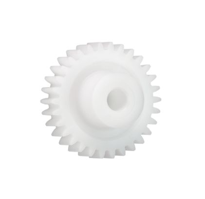 Igus Iguform S270 22 Teeth Spur Gear, 2.5 Module, 12mm Bore Diam, 55mm Pitch Diam, 24mm Hub Diam [S270GM-ST-250-022-00-120-R]; 272-4196