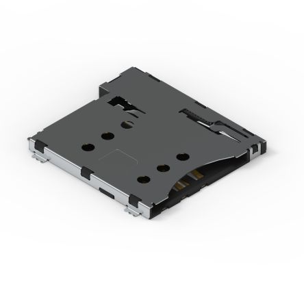 Wurth Elektronik, 693021 6 Way Push-Push Micro SIM Card Connector With Push In Termination [693021020811]; 272-5361