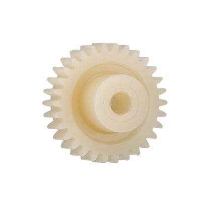Igus Igutek P360 27 Teeth Spur Gear, 0.5 Module, 4mm Bore Diam, 13.5mm Pitch Diam, 9.9mm Hub Diam [P360GM-ST-050-027-00-040-R]; 272-5478