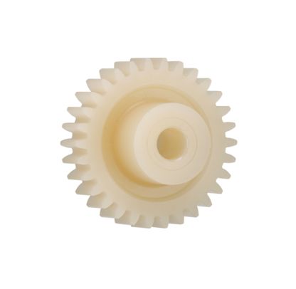 Igus Igutek P360 14 Teeth Spur Gear, 0.7 Module, 3mm Bore Diam, 9.8mm Pitch Diam, 6mm Hub Diam [P360GM-ST-070-014-00-030-R]; 272-5507