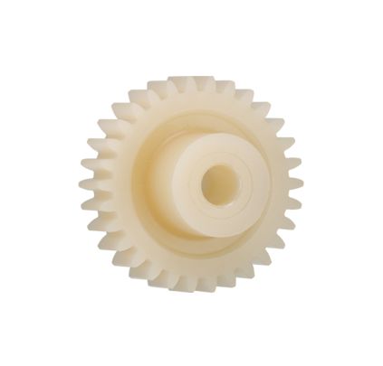 Igus Iguform S270 19 Teeth Spur Gear, 0.7 Module, 4mm Bore Diam, 13.3mm Pitch Diam, 9mm Hub Diam [P360GM-ST-070-019-00-040-R]; 272-5512