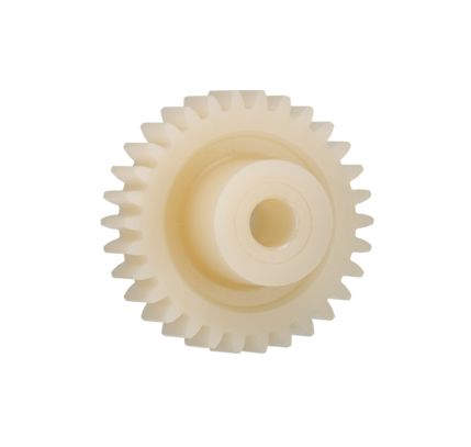 Igus Igutek P360 30 Teeth Spur Gear, 0.7 Module, 6mm Bore Diam, 21mm Pitch Diam, 12mm Hub Diam [P360GM-ST-070-030-00-060-R]; 272-5522