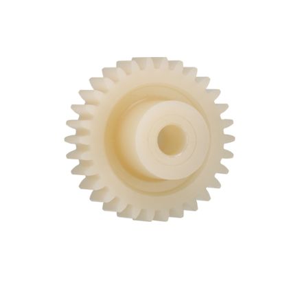 Igus Igutek P360 38 Teeth Spur Gear, 1 Module, 8mm Bore Diam, 38mm Pitch Diam, 18mm Hub Diam [P360GM-ST-100-038-00-080-R]; 272-5568