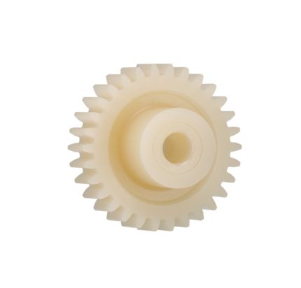 Igus Igutek P360 100 Teeth Spur Gear, 1 Module, 12mm Bore Diam, 100mm Pitch Diam, 24mm Hub Diam [P360GM-ST-100-100-00-120-R]; 272-5588