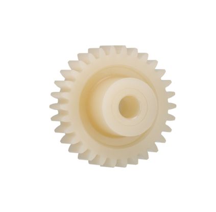 Igus Igutek P360 40 Teeth Spur Gear, 1.25 Module, 8mm Bore Diam, 50mm Pitch Diam, 18mm Hub Diam [P360GM-ST-125-040-00-080-R]; 272-5615