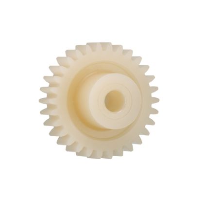 Igus Iguform S270 27 Teeth Spur Gear, 2 Module, 10mm Bore Diam, 54mm Pitch Diam, 24mm Hub Diam [P360GM-ST-200-027-00-100-R]; 272-5689