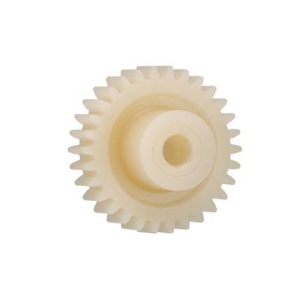 Igus Igutek P360 50 Teeth Spur Gear, 2 Module, 14mm Bore Diam, 100mm Pitch Diam, 30mm Hub Diam [P360GM-ST-200-050-00-140-R]; 272-5700
