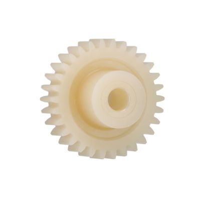 Igus Igutek P360 17 Teeth Spur Gear, 3 Module, 12mm Bore Diam, 51mm Pitch Diam, 24mm Hub Diam [P360GM-ST-300-017-00-120-R]; 272-5753