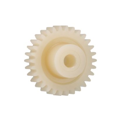 Igus Iguform S270 75 Teeth Spur Gear, 3 Module, 20mm Bore Diam, 225mm Pitch Diam, 40mm Hub Diam [P360GM-ST-300-075-00-200-R]; 272-5778