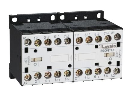Lovato BG 11BG Contactor, 400 V ac Coil, 20 A, 440 V [11BGC09T4A400]; 272-6065