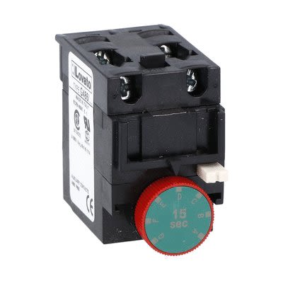 Lovato Auxiliary Contact Block, 2 Contact, 1NO + 1NC, Front Centre Mounting, G4 11G4 [11G48615]; 272-6088