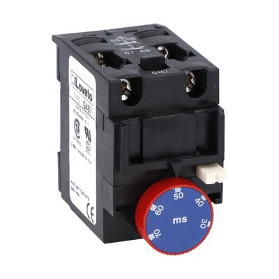 Lovato Auxiliary Contact Block, 2 Contact, 1NO + 1NC, Front Centre Mounting, G4 11G4 [11G48660]; 272-6090