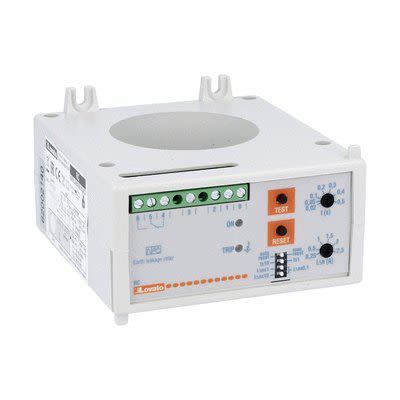 Lovato Earth Leakage Relay, 50 → 60Hz Frequency, Normally De-energised Output [31RC6048]; 272-6092