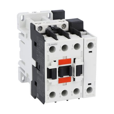 Lovato BF BF38 Contactor, 24 V dc Coil, 4-Pole, 56 A, 62 kW, 4 NO, 690 V [BF38T4L024]; 272-6175