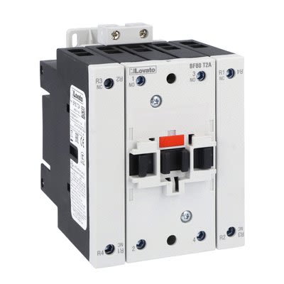 Lovato BF BF80 Contactor, 400 V ac Coil, 4-Pole, 115 A, 120 kW, 2NO And 2NC, 690 V [BF80T2A400]; 272-6196
