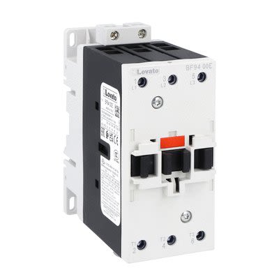 Lovato BF BF94 Contactor, 100 → 250 V ac/dc Coil, 3-Pole, 94 A, 55 kW, 3 NO, 440 V [BF9400E230]; 272-6208