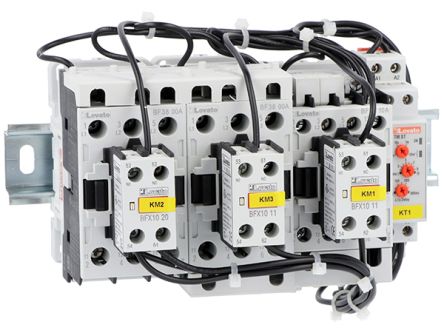 Lovato BF Star Delta Starter, Star Delta, 30 kW, 440 V, 3 Phase [BFA03870024]; 272-6235
