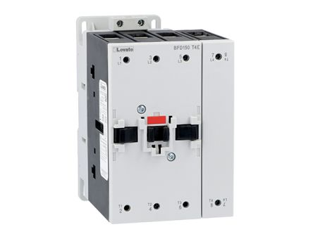 Lovato BF BFD150 Contactor, 100 → 250 V ac/dc Coil, 4-Pole, 100 A, 4 NO, 1 kV [BFD150T4E230]; 272-6245