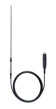 Testo PT100 Needle PT100 Temperature Probe, 200mm Length, 6mm Diameter, 400 °C Max [0618 7072]; 272-6547