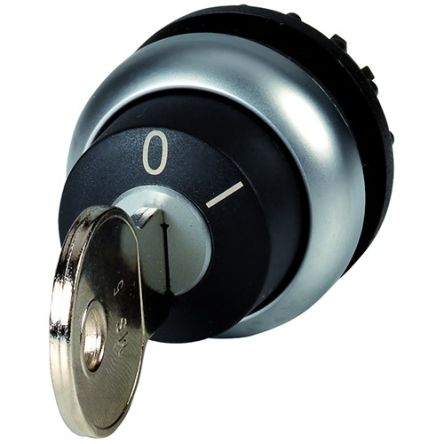 Eaton M22 2-position Key Switch, Spring Return, 22.5mm Cutout [111792 M22-WS-MS5]; 272-7250