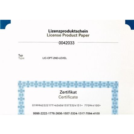 Eaton LIS Series License [140392 LIC-OPT-2ND-LEVEL]; 272-7289