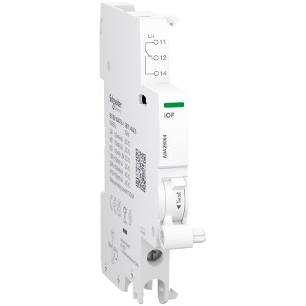 Schneider Electric Auxiliary Contact, 1 Contact, 1 C/O, Clip-On, Acti9 A9A [A9A26904]; 272-7426