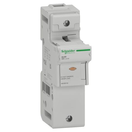 Schneider Electric Fuse Switch Disconnector, 1 Pole, 125A Max Current, 32 A, 40 A, 50 A, 63 A, 80 A, 100 A, 125 A Fuse [A9GSB192]; 272-7429