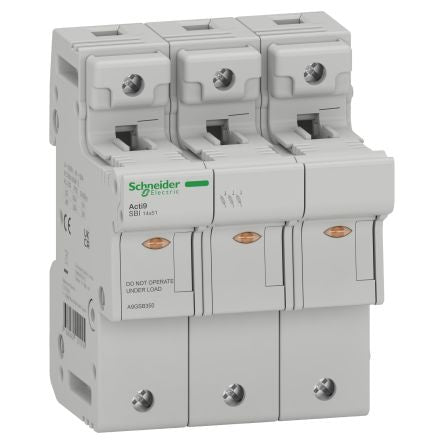 Schneider Electric Fuse Switch Disconnector, 3 Pole, 50A Max Current, 10 A, 12 A, 16 A, 20 A, 25 A, 32 A, 40 A, 50 A [A9GSB350]; 272-7431