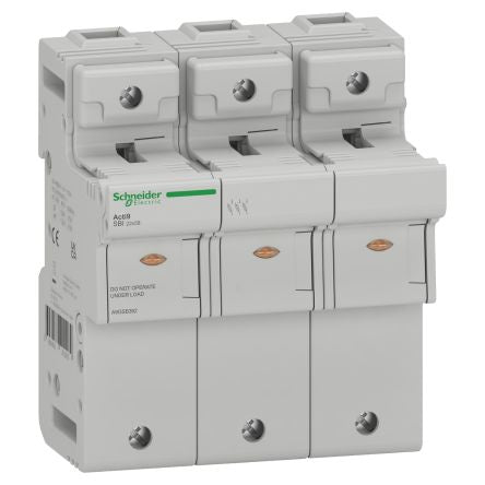 Schneider Electric Fuse Switch Disconnector, 3 Pole, 125A Max Current, 32 A, 40 A, 50 A, 63 A, 80 A, 100 A, 125 A Fuse [A9GSB392]; 272-7432