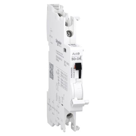 Schneider Electric Auxiliary Contact, 2 Contact, 2 C/O, Clip-On, Acti9 A9N [A9N26909]; 272-7436
