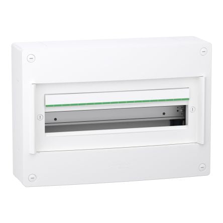 Schneider Electric PrismaSeT XS Series White Technoplastic Enclosure, IP30, IP40, IK08, IK09, White Lid, 300 x 426 x [LVSXT118]; 272-7490