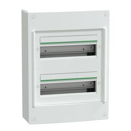 Schneider Electric PrismaSeT XS Series White Technoplastic Enclosure, IP30, IP40, IK08, IK09, White Lid, 450 x 302 x [LVSXT213]; 272-7491